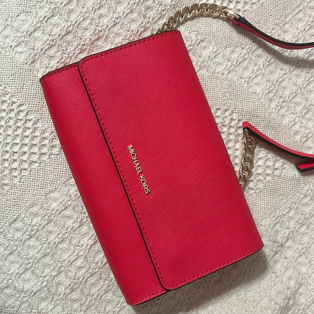 Michael Kors Hot Pink cross body bag